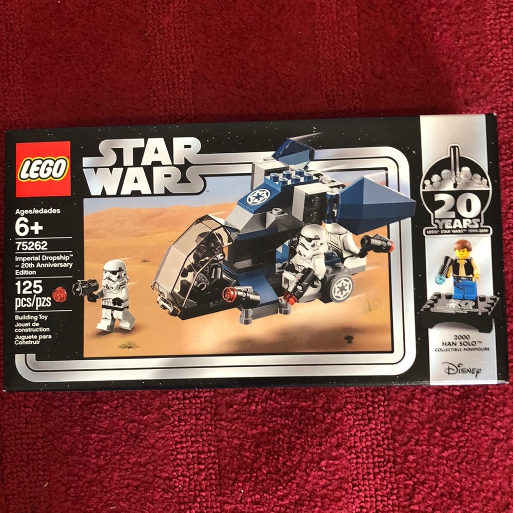 Star Wars 20th anniversary edition Imperial Dropship NWT including Han Solo